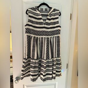 Stylish Black and White Dress